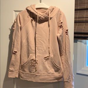 Alo yoga extreme ripped hoodie